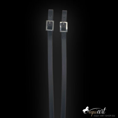 equi-art Zügel Lis Schwarz Silber