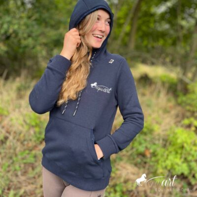 equi-art Hoddie blau