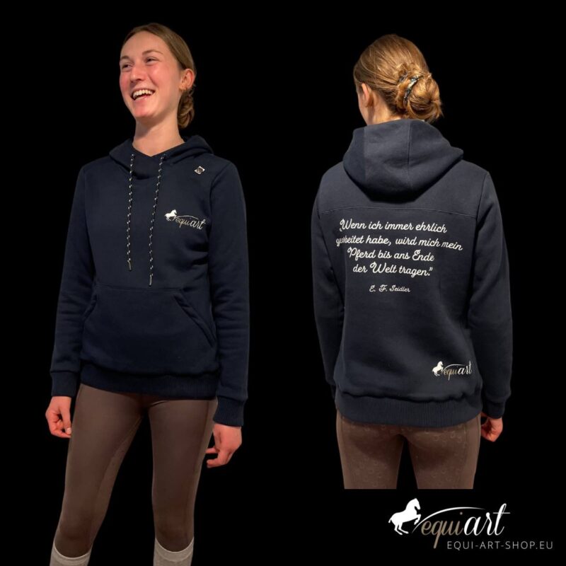 equi-art Hoddie blau - Titelbild