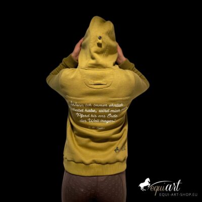 equi-art Hoddie grün- hinten