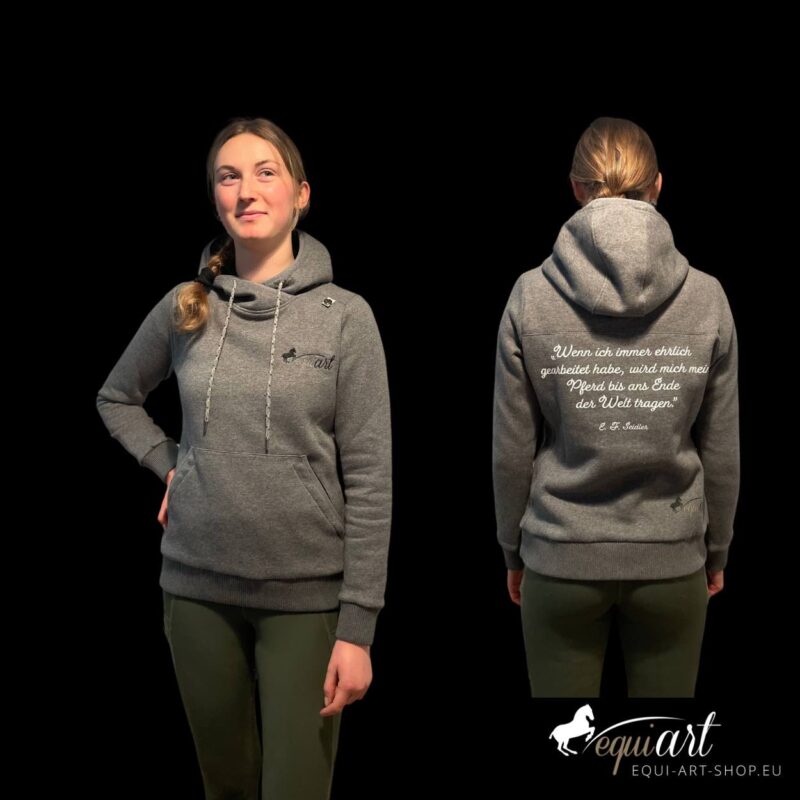 Equi-art Hoddie Grau- Titel