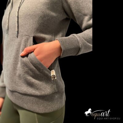 Equi-art Hoddie Grau-details