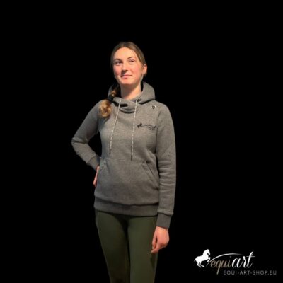 Equi-art Hoddie Grau- vorne