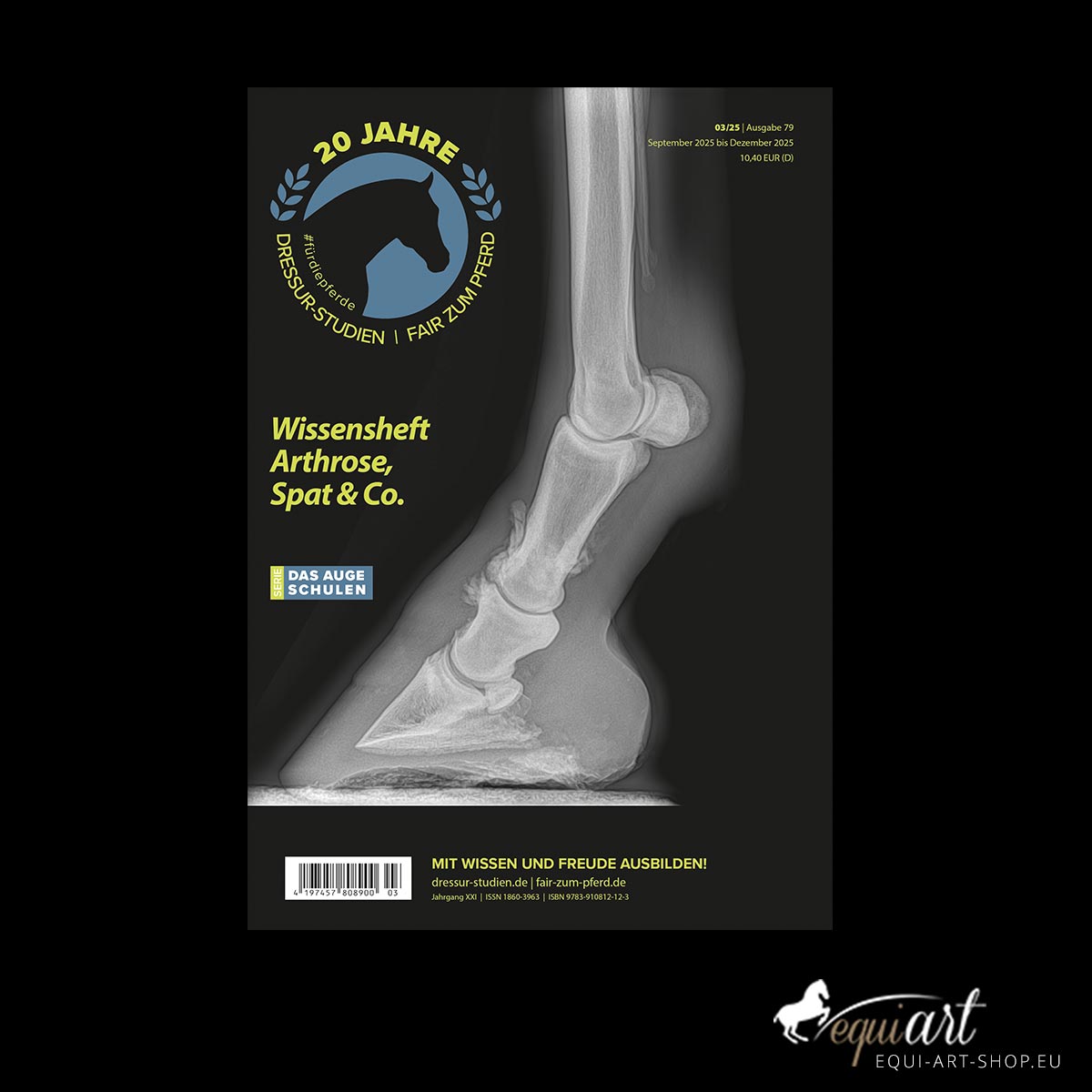 Dressur Studien Wissensheft Arthrose, Spat & Co.