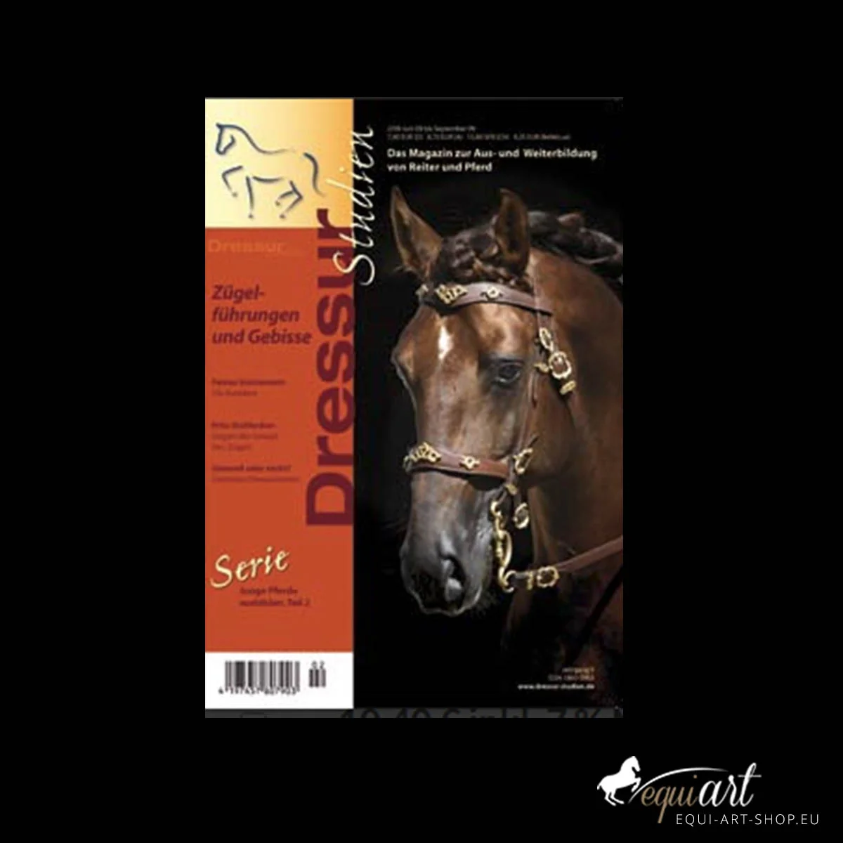 Dressurstudien-Zügelführung und Gebisse