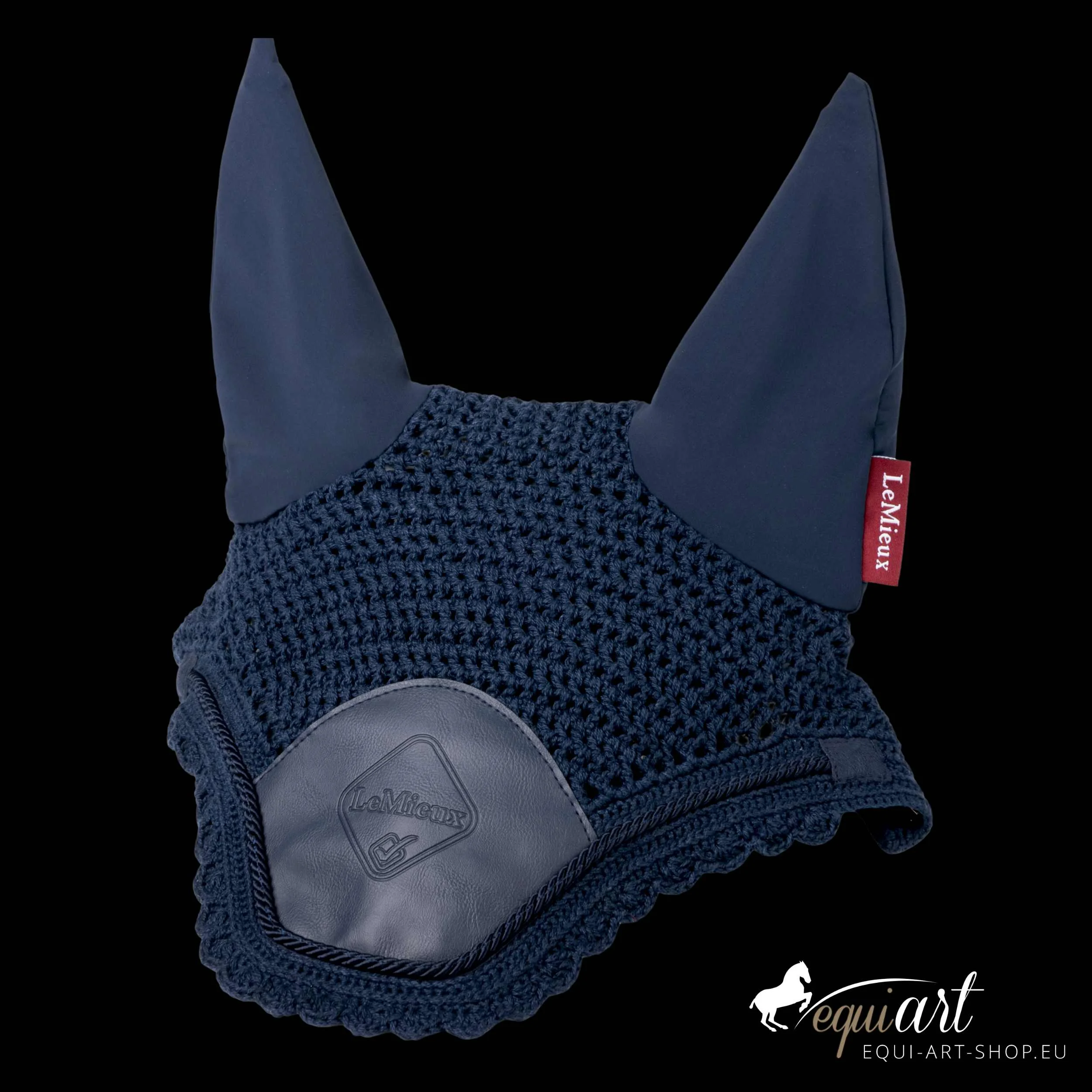 LeMieux Elite Fliegenhaube Navy Titelbild