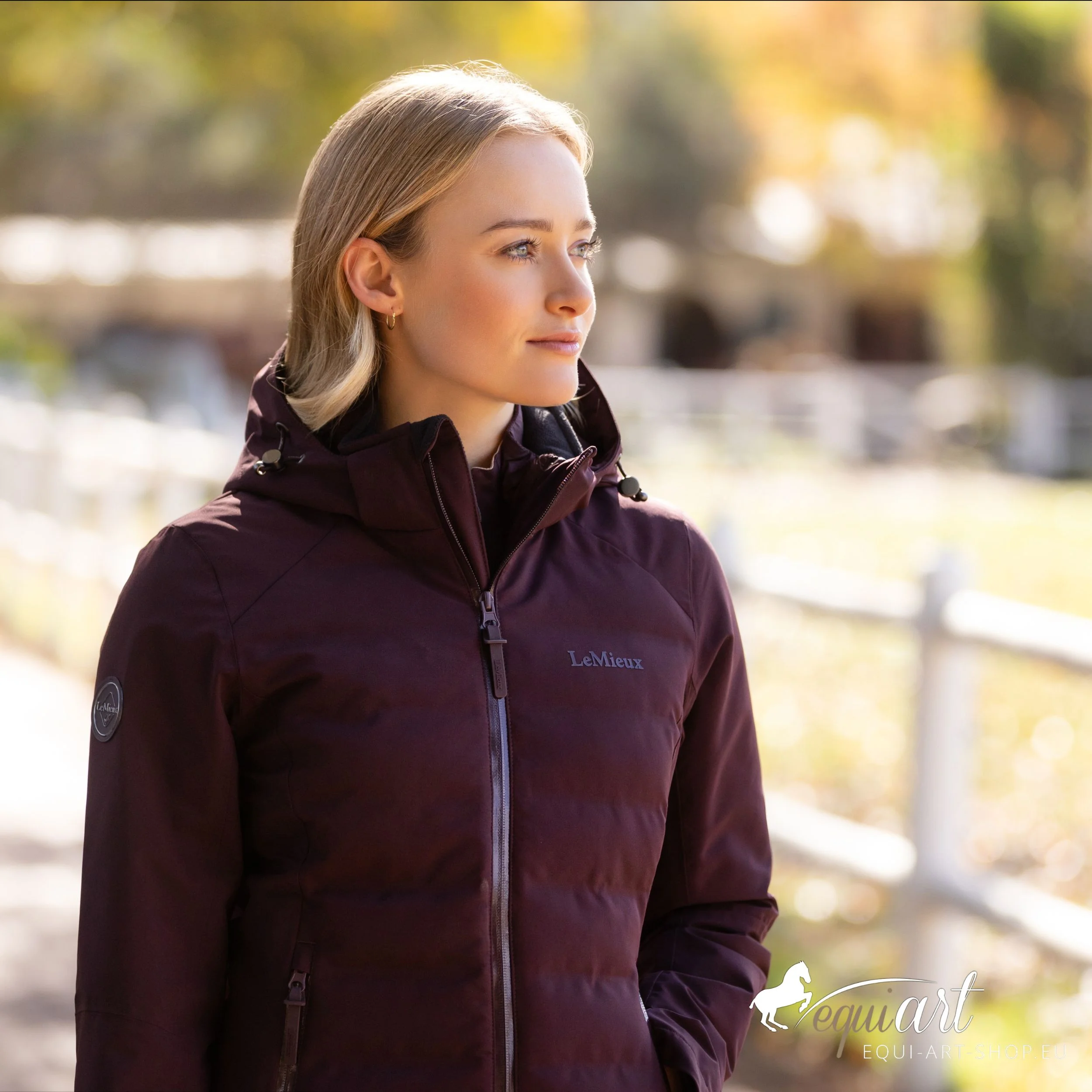 LeMieux Hybridjacke Brooke Damson