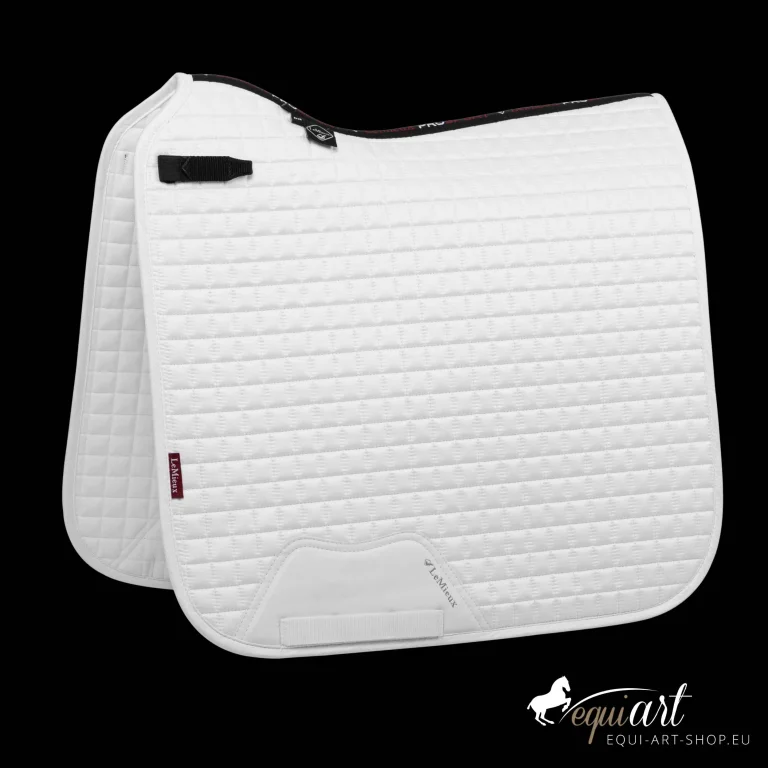 LeMieux Dressurschabracke Wildleder Weiß