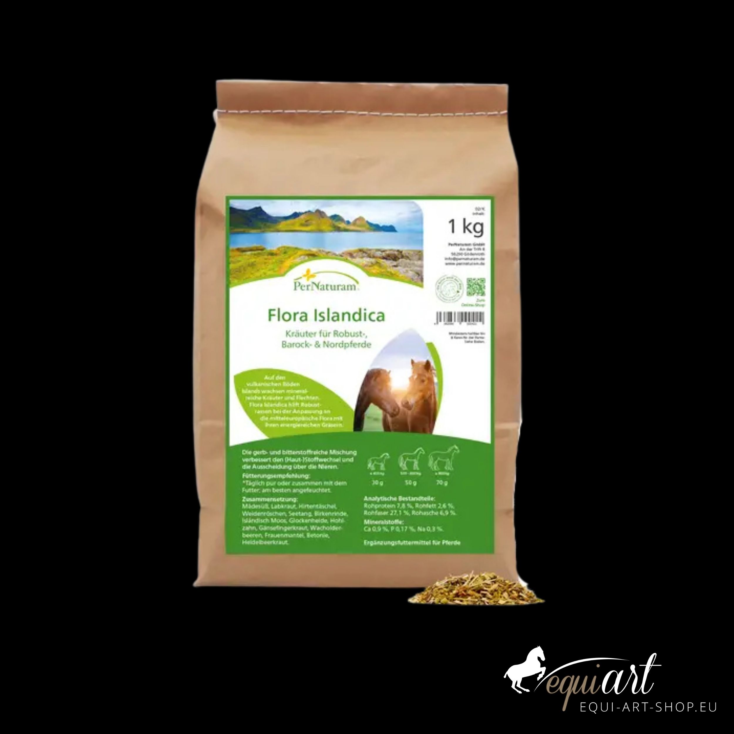 PerNaturam Flora Islandica - Kräuter für Robust-, Barock- & Nordpferde - 1 kg