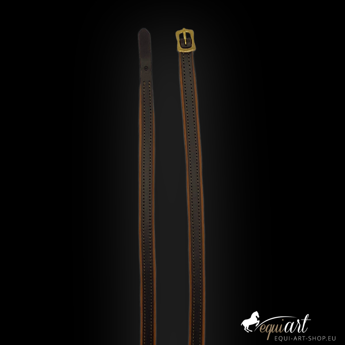 Lederzügel Soft Feel - African , Cognac , Messing