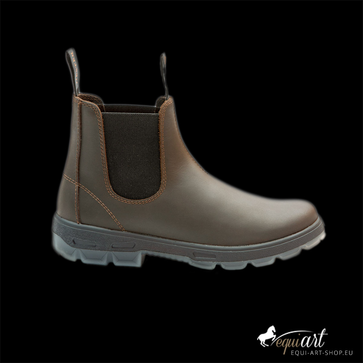 Workboot Chester | braun | Größe 46 | robuster Leder-Workboot aus Portugal | anatomisches Fußbett | rutschfeste Sohle | ideal für Stall & Reiten