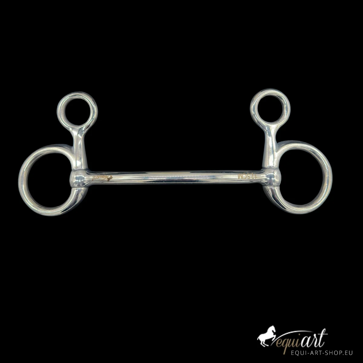 equi-art Baucherstange ohne Zungenfreiheit 10mm silber 1