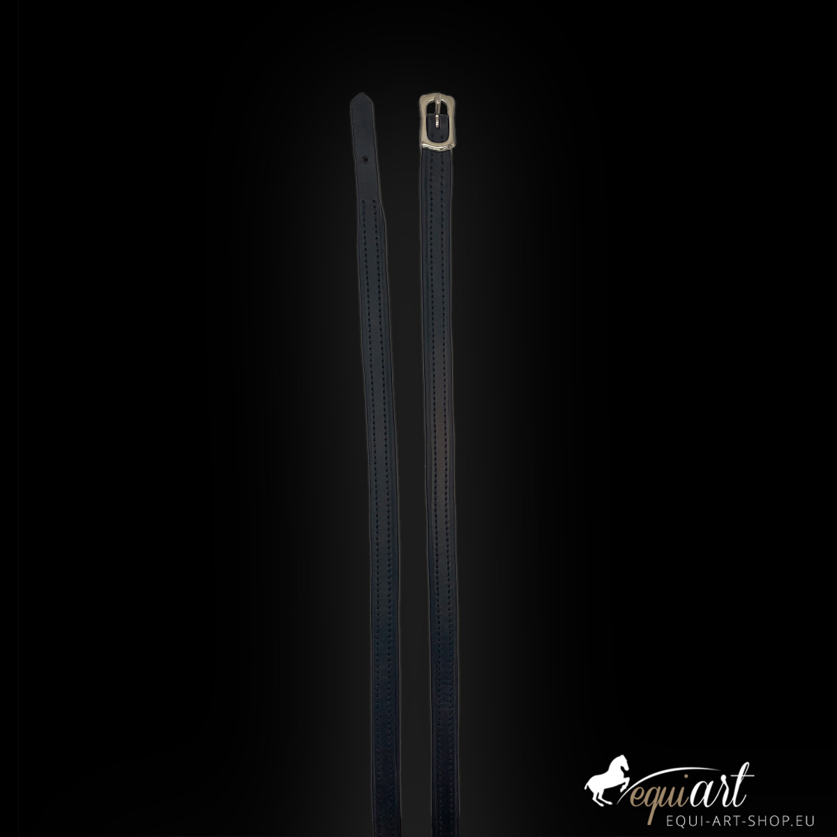 Lederzügel Soft Feel - Schwarz , Schwarz , Silber