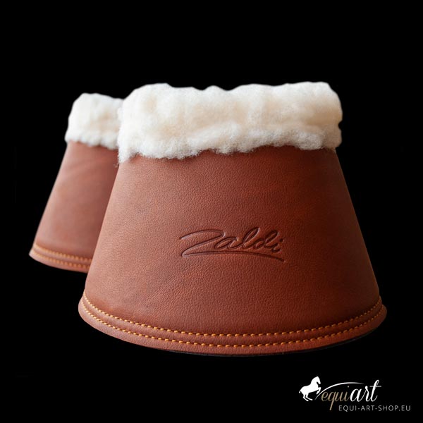 Leder-Hufglocken - Pony, Cognac